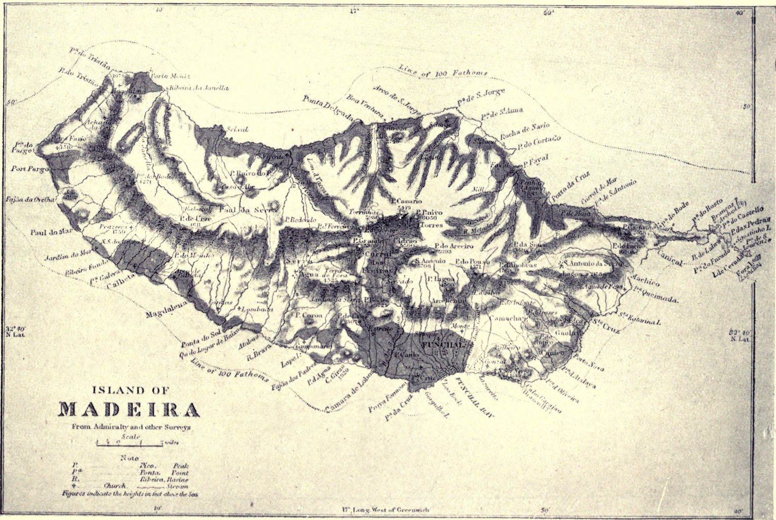 Early map of Madeira